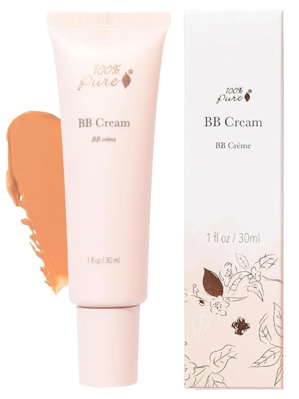 All-In-One Primer Concealer & Foundation Makeup 100% PURE BB Cream Shade 10